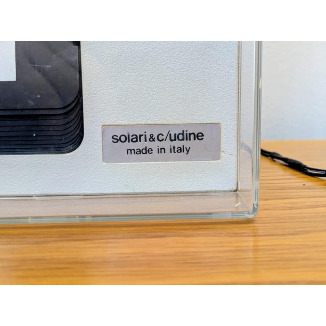 White Dator 6 Flipclock from Solari & C. Udine, Italy, 1970s For Sale - Image 6 of 12