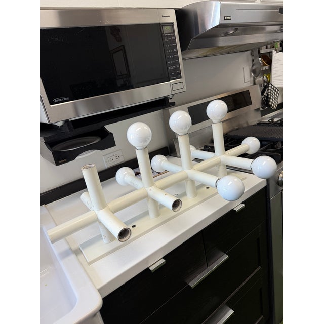 1970s Mid-Century Modern Dorner Custom 14-Light Tubular/Globe Chandelier For Sale - Image 9 of 11