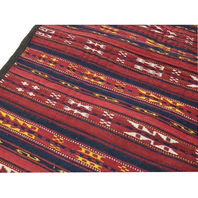 Vintage Handwoven Kilim Horse Cover Blanket, 1920s For Sale - Image 9 of 18