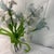 French Beaded Flowers Pale Blue and White Iris For Sale In Chicago - Image 6 of 12