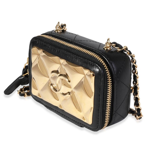 Item #: 155325 Interior Material: Leather Size: Mini Features Interior: Three gussets Dimensions: 4.5 x 3 x 1.9 in Handbag...