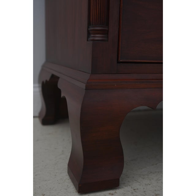 Henkel Harris Cherry 9 Drawer Tall Chest For Sale - Image 10 of 15