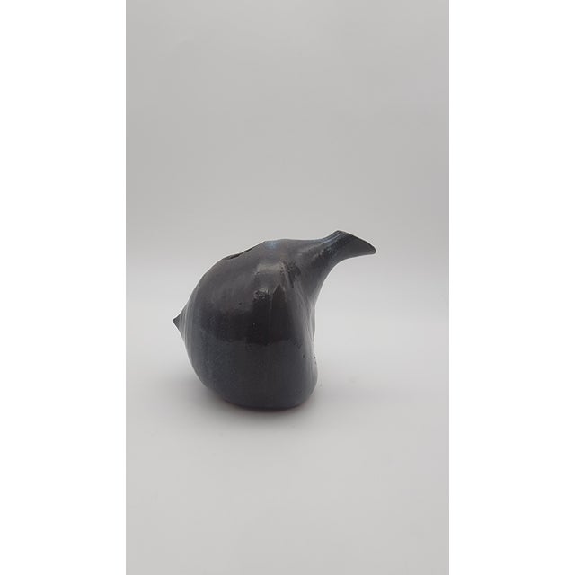 Ceramic Mid 20th Century Studio Pottery Milk or Gravy Pitcher For Sale - Image 7 of 9