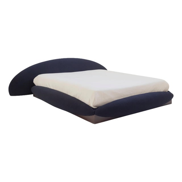 Romeo Bed in Poplar and Oak Veneer by Softhouse For Sale