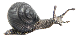 Miniature Snail in Nickel Silver
