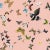 Sample - Schumacher X Peg Norris Queen's Flight Panel Set Wallpaper in Pink For Sale