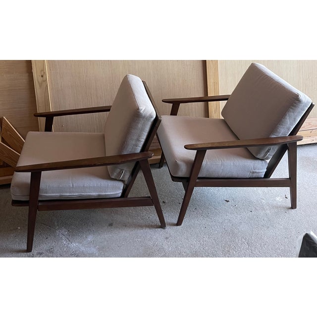 Mid-Century Modern 1970s Mid Century Modern Teak Chairs For Sale - Image 3 of 11
