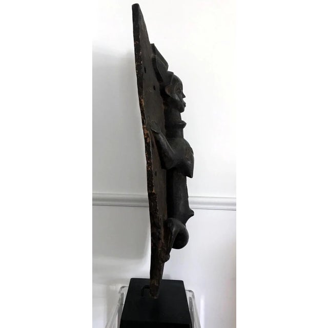 Punu Granary Door Panel on Custom Stand Provenance For Sale - Image 11 of 13