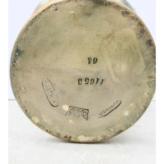 Amphora Ceramic Vase Circa 1920s For Sale In New York - Image 6 of 9