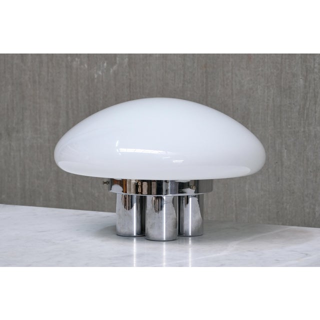 Magnolia Table Lamp by Sergio Mazza & Giuliana Gramigna for Quattrifolio, 1973 For Sale - Image 10 of 12