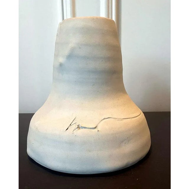 Sculptural Ceramic Funnel Vase by Robert Turner For Sale In Atlanta - Image 6 of 13