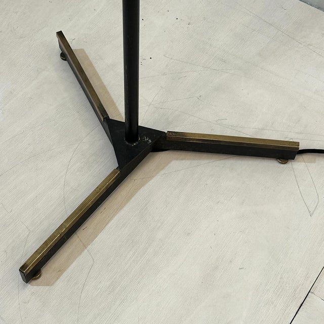 Three-Light Floor Lamp attributed to Stilnovo, Italy, 1950s For Sale - Image 8 of 9