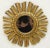 Mid-Century Modern French Gilt Sunburst or Starburst Mirror (Diameter 15 5/8) For Sale - Image 3 of 12