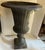 Vintage Cast Iron Classic Design Garden Planter Urn For Sale - Image 4 of 8