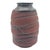 Rustic Contemporary Studio Art Pottery Red Stoneware Vase With Strangled Wrap Design, Signed Vincent 2011 For Sale - Image 3 of 8