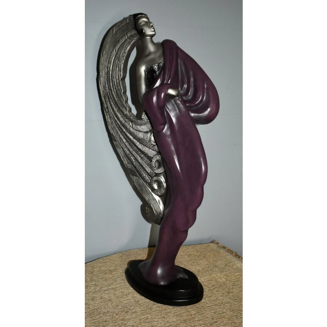 Metal Vintage Art Deco Austin/LeClere Metal Figure For Sale - Image 7 of 11