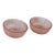 1930s Anchor Hocking Queen Mary Pair of 2 Berry Bowls Pink Depression Era Glass For Sale