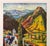 French 1959 French Travel Poster - Pyrénées, Village and Mountains - Société Nationale Des Chemins De Fer Français For Sale - Image 3 of 3