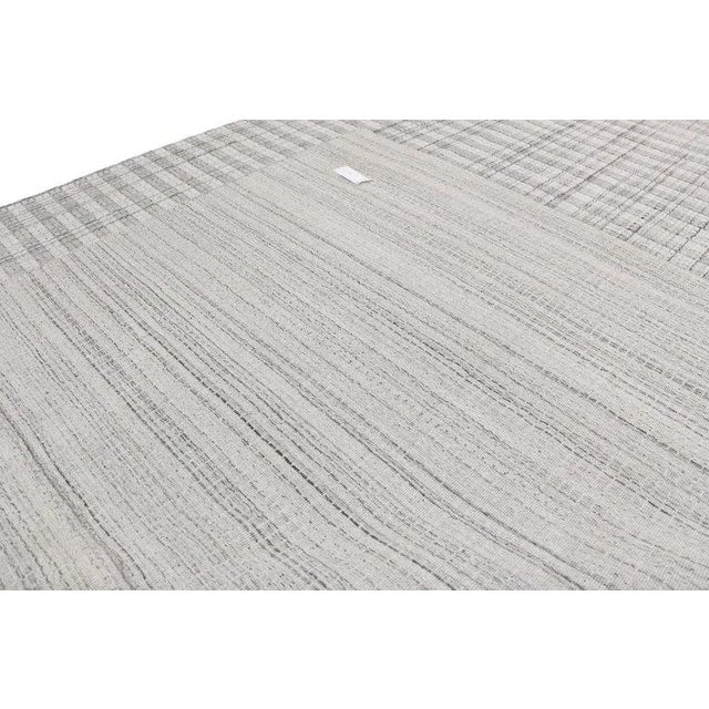 Gray Transitional Gray Area Rug - 8′11″ × 11′11″ For Sale - Image 8 of 9