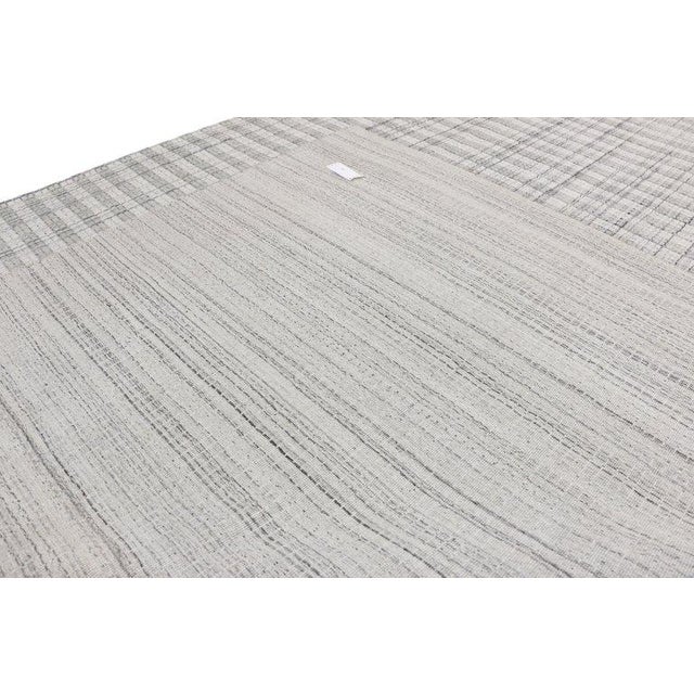 Transitional Gray Area Rug With Swedish Gustavian Style 8 11