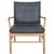 Vintage Colonial Chair in Ash and Black Leather by Ole Wanscher, 2000s For Sale - Image 14 of 14