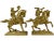 Mid-Century Gold Brass Horsemen From Renaissance Era Bookends - a Pair For Sale - Image 13 of 13
