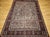 Vintage Joshegan Kashan Rug, Hand-Knotted Wool, Allover Weeping Willow Pattern, Ivory & Blue, 8x11 For Sale - Image 9 of 17
