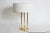 Hansen Lighting Co. Stewart Ross James for Hansen Buffed Brass "Triple Column" Table Lamp, 1950s For Sale - Image 4 of 12
