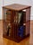Traditional 20th Century Italian Danner Style Hardwood Revolving Bookcase Table With Inlay For Sale - Image 3 of 12