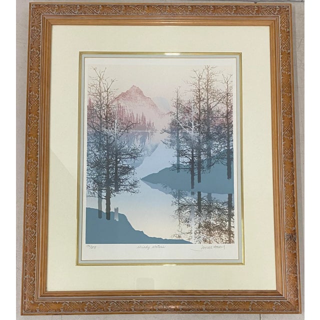 James Hagen 'Windy Waters" Original Serigraph C.1984 For Sale - Image 13 of 13