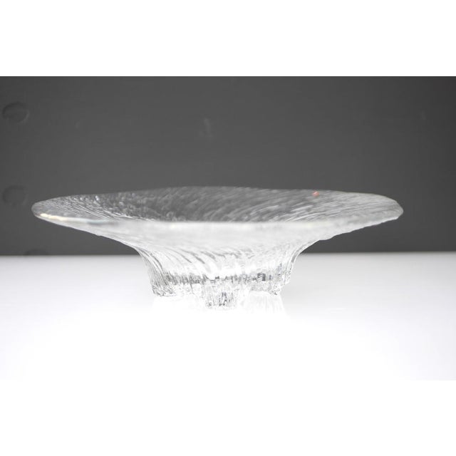 Finnish Art Glass Avanti Bowl by Tapio Wirkkala for Iittala, 1979 For Sale - Image 11 of 11