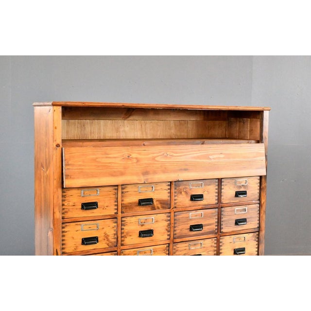 1940s Pine Workshop Bank of Drawers, 1940s For Sale - Image 5 of 8