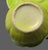 Vintage Italian Ceramic Green Tulip Shaped Leaf Butterflies Demi Tasse Nine-Piece Espresso Set For Sale - Image 9 of 10