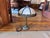 American Early 20th Century Early American Bronze and Panel Glass Lamp For Sale - Image 3 of 3