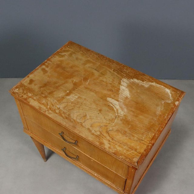 Wood Nightstands, Set of 2 For Sale - Image 4 of 9
