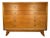 Vintage Oak Chest of Drawers with Splayed Legs, 1950s For Sale