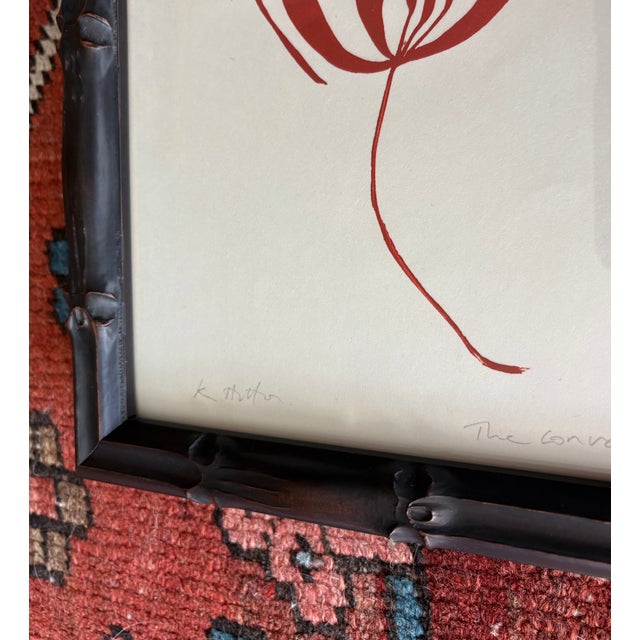 Contemporary 2025 Original Print “The Conversation”, Framed For Sale - Image 3 of 5