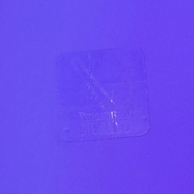 Late 20th Century Murano Gold-Flecked Glass Centerpiece Bowls, 2 For Sale - Image 5 of 9