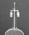 Modern Clear Acrylic and Chrome Table Lamps, Pair For Sale - Image 4 of 8