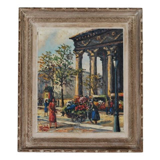 Impressionist Artist, Paris Montparnasse, 1920s, Oil Painting on Canvas, Framed For Sale