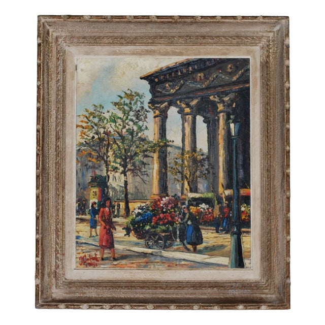 Impressionist Artist, Paris Montparnasse, 1920s, Oil Painting on Canvas, Framed For Sale