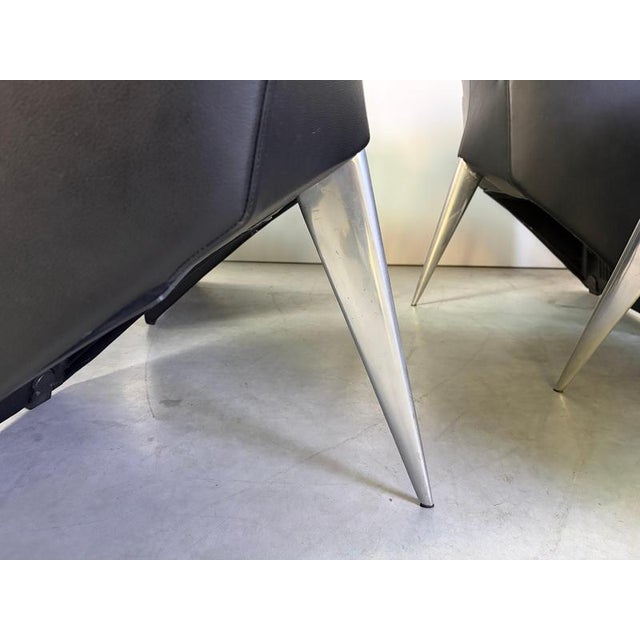 J. Lang Armchairs by Philippe Starck for Aleph, 1980s, Set of 8 For Sale - Image 13 of 17