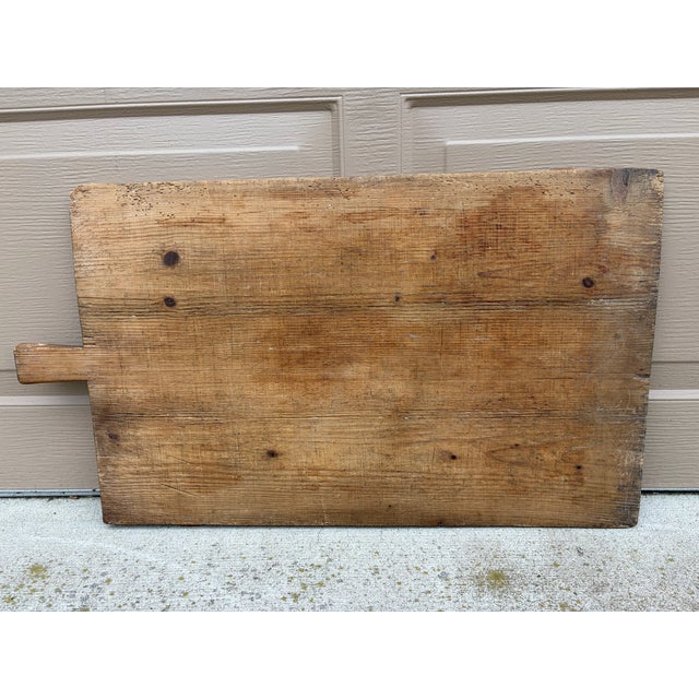 19th Century French Wooden Bread Board With Original Patina For Sale In South Bend - Image 6 of 7