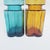 Glass Italian Abstract Glass Bottles from Empoli, Set of 2 For Sale - Image 7 of 14