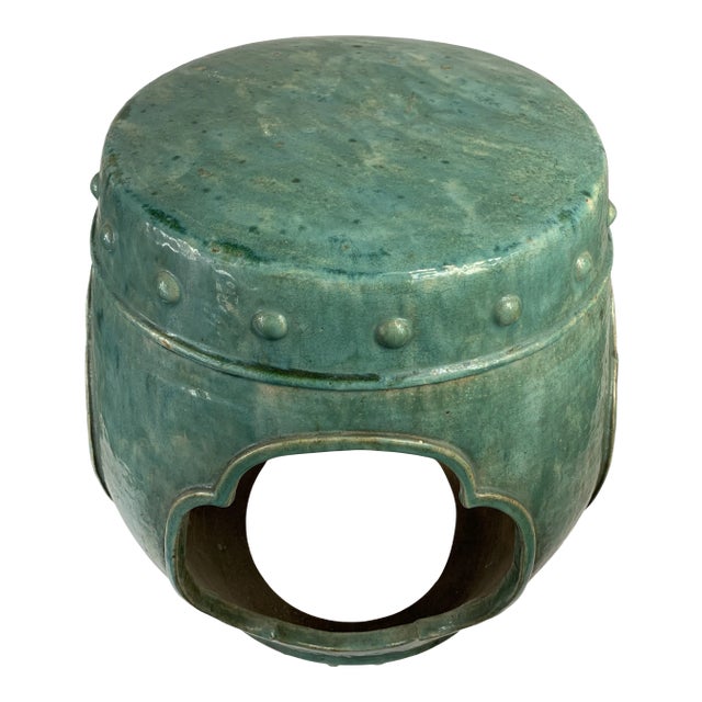 Vintage Chinese Garden Side Table For Sale