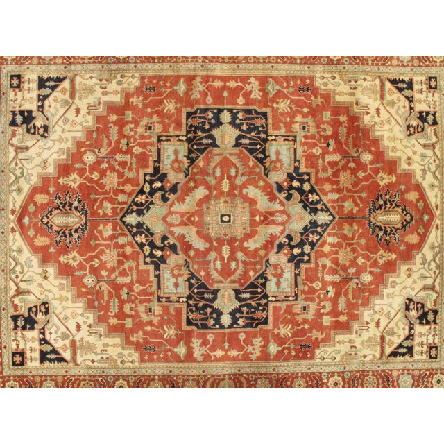 2020s Pasargad DC Fine Hand Knotted Persian Serapi Design Rug For Sale - Image 5 of 8