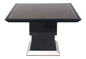 1990s Mid-Century Modern Remote Controlled Hi-Lo Adjustable Height Convertible Coffee/Dining Table
