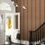 Contemporary Sample-Schumacher x Celerie Kemble Acanthus Stripe Sisal Wallpaper In Mocha For Sale - Image 3 of 5