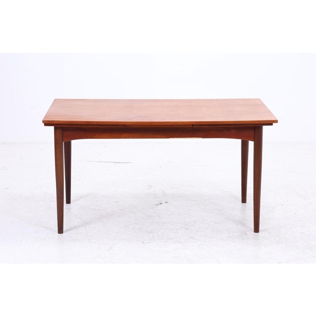 Vintage Extendable Dining Table in Teak, 1960s For Sale - Image 11 of 11