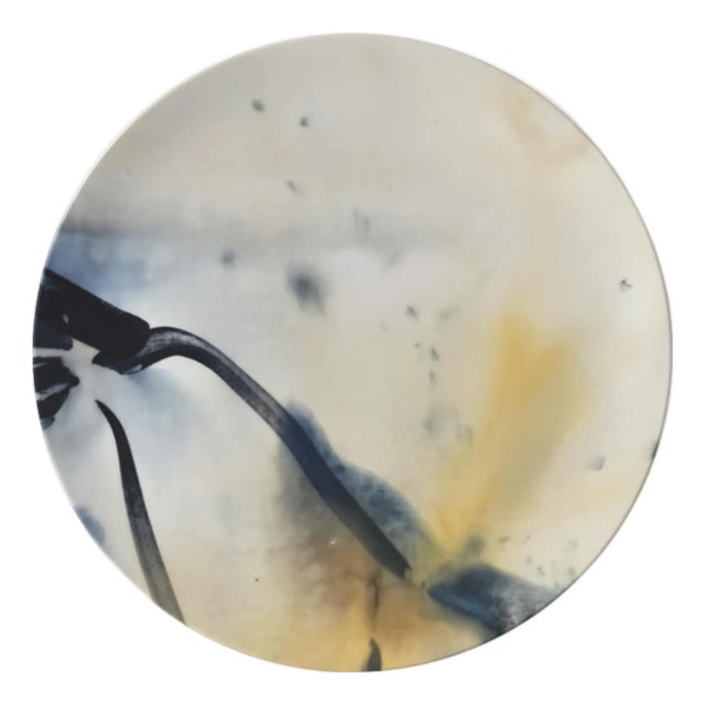 Limited Edition "Riding the Current" Fine Bone China Plate No. 4 by Fanyu Lin For Sale